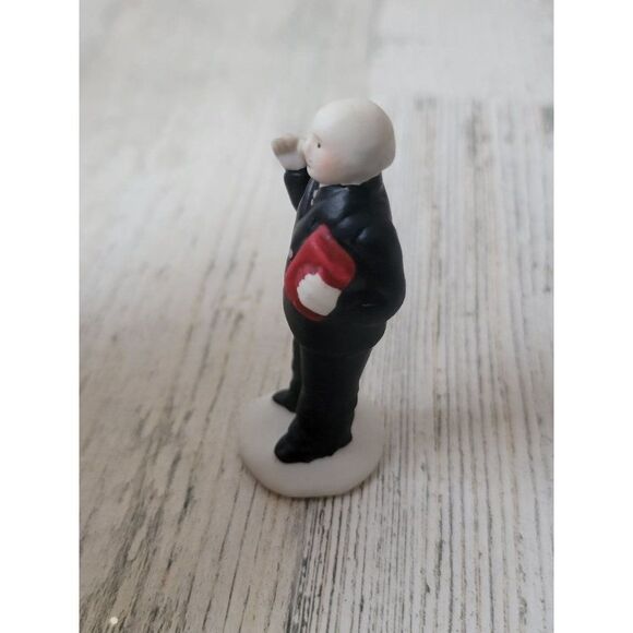 Ceramic Mini grandpa book village accessory xmas - Picture 2 of 5